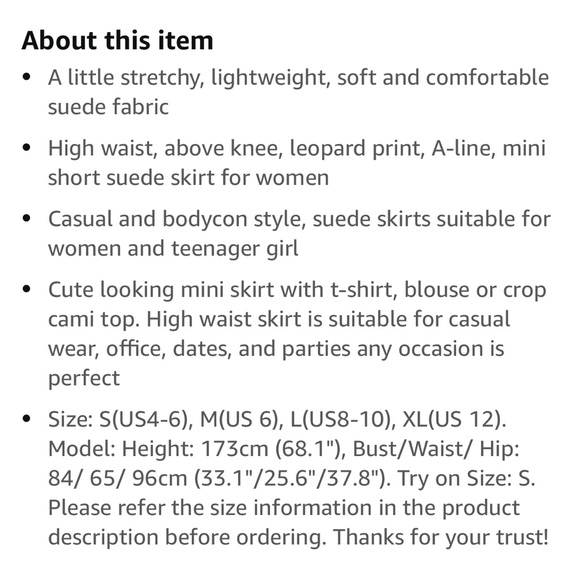 Suede mini skirt NWT - Picture 3 of 3